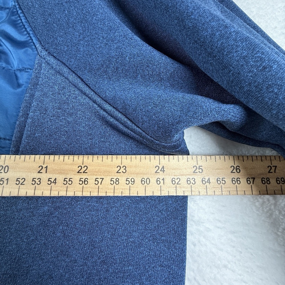 Orvis Mixed Media Quilted Classic‎ Collection Full Zip Blue Jacket Men's XL - Picture 6 of 8
